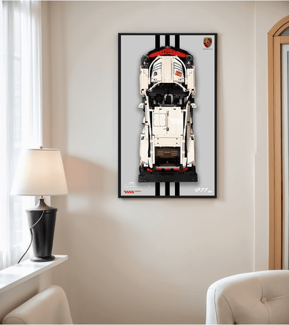 Display Wallboard for LEGO 42096 Technic™ Porsche 911 RSR