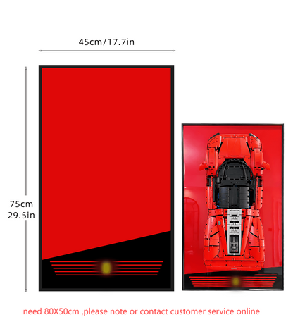 Display Wallboard for Lego 42143 Technic™ Ferrari Daytona SP3