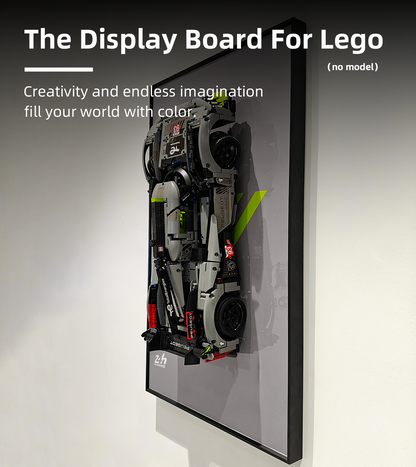 Display Wallboard for Lego 42156 Technic™ PEUGEOT 9X8 24H Le Mans Hybrid Hypercar
