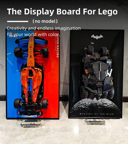 Display Wallboard for Lego DC Batman Batmobile Tumbler 76240 Iconic Car