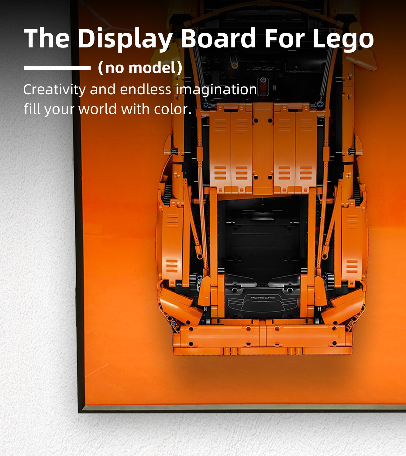 Display Wall board for LEGO 42056 CAR Porsche 911 GT3 RS