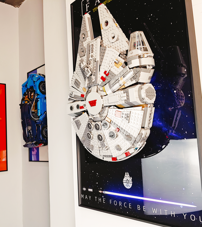 Display Wall Frame for Lego 75257 Star Wars Millennium Falcon