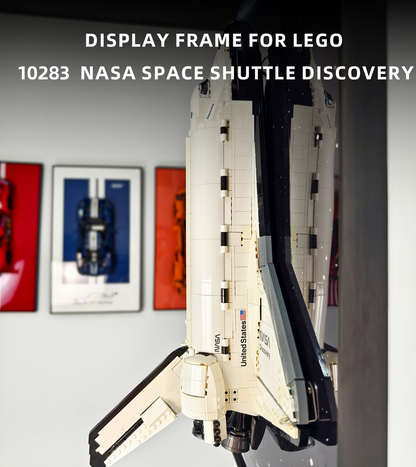 Display Wallboard for LEGO® 10283 Icons NASA Space Shuttle Discovery