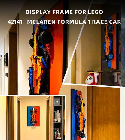 Display Wall Mount for Lego 42141 Technic™ McLaren Formula 1™ Race Car