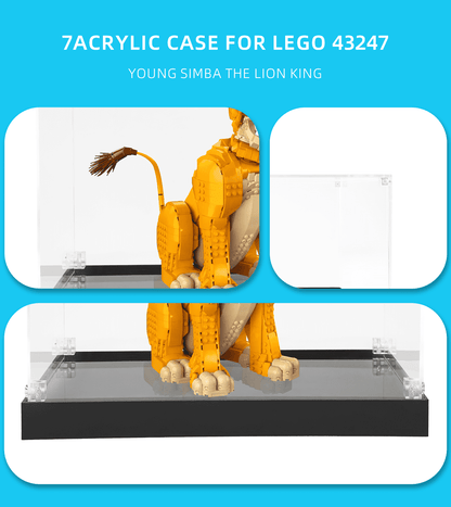 Display case for LEGO Young Simba the Lion King 43247