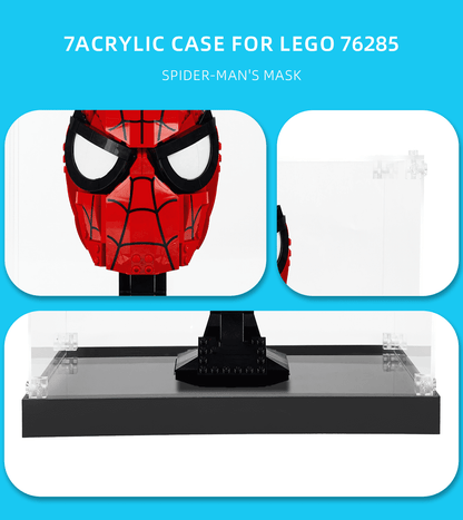 Display Case for Lego Marvel Spider-Man's Mask 76285