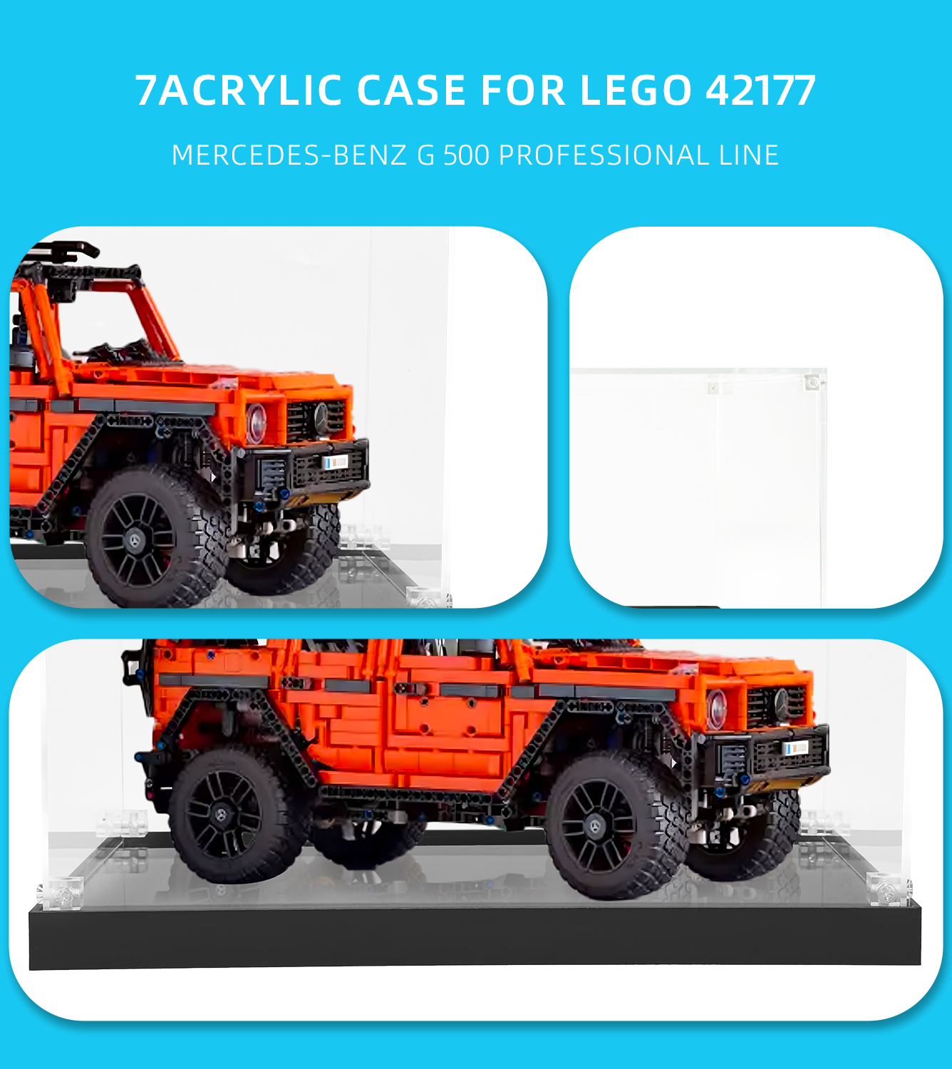 Display Case for LEGO Mercedes-Benz G 500 PROFESSIONAL Line 42177