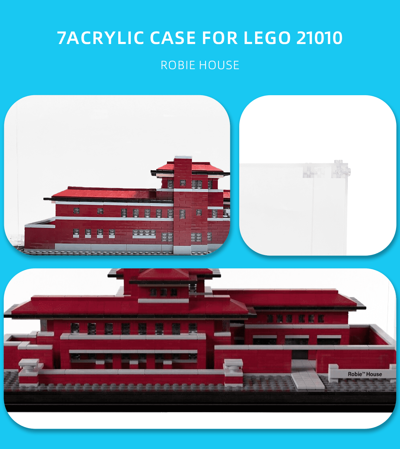 Display Case for Lego Robie House 21010