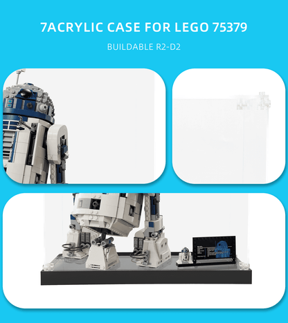 Display case for LEGO Buildable R2-D2 75379