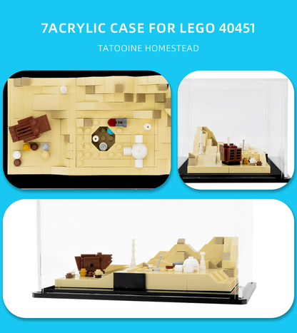 Display Case for Lego Tatooine Homestead 40451