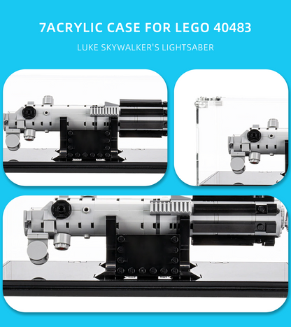 Display Case for Lego Luke Skywalker's Lightsaber 40483