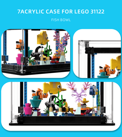 Display Case for LEGO Creator 3in1 Fish Bowl 31122