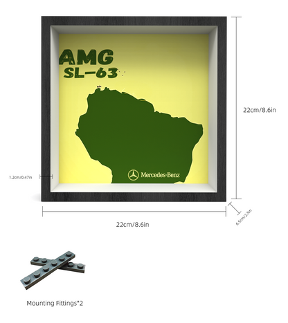 Display Car Frame for Lego Speed Champions Mercedes-AMG SL 63 76924