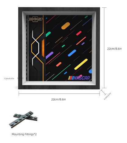 Display Car Frame for Lego Speed Champions 2024 NASCAR Next Gen Chevrolet Camaro ZL1 76935