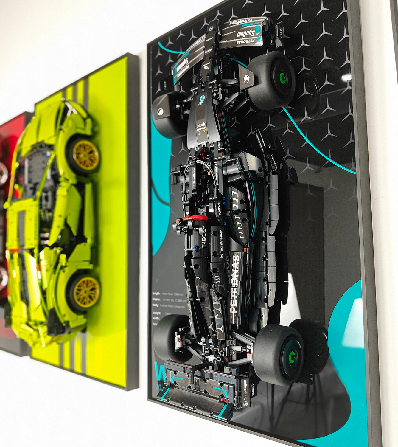 Display Wall Frame for Lego Mercedes-AMG F1 W14 E (42171)