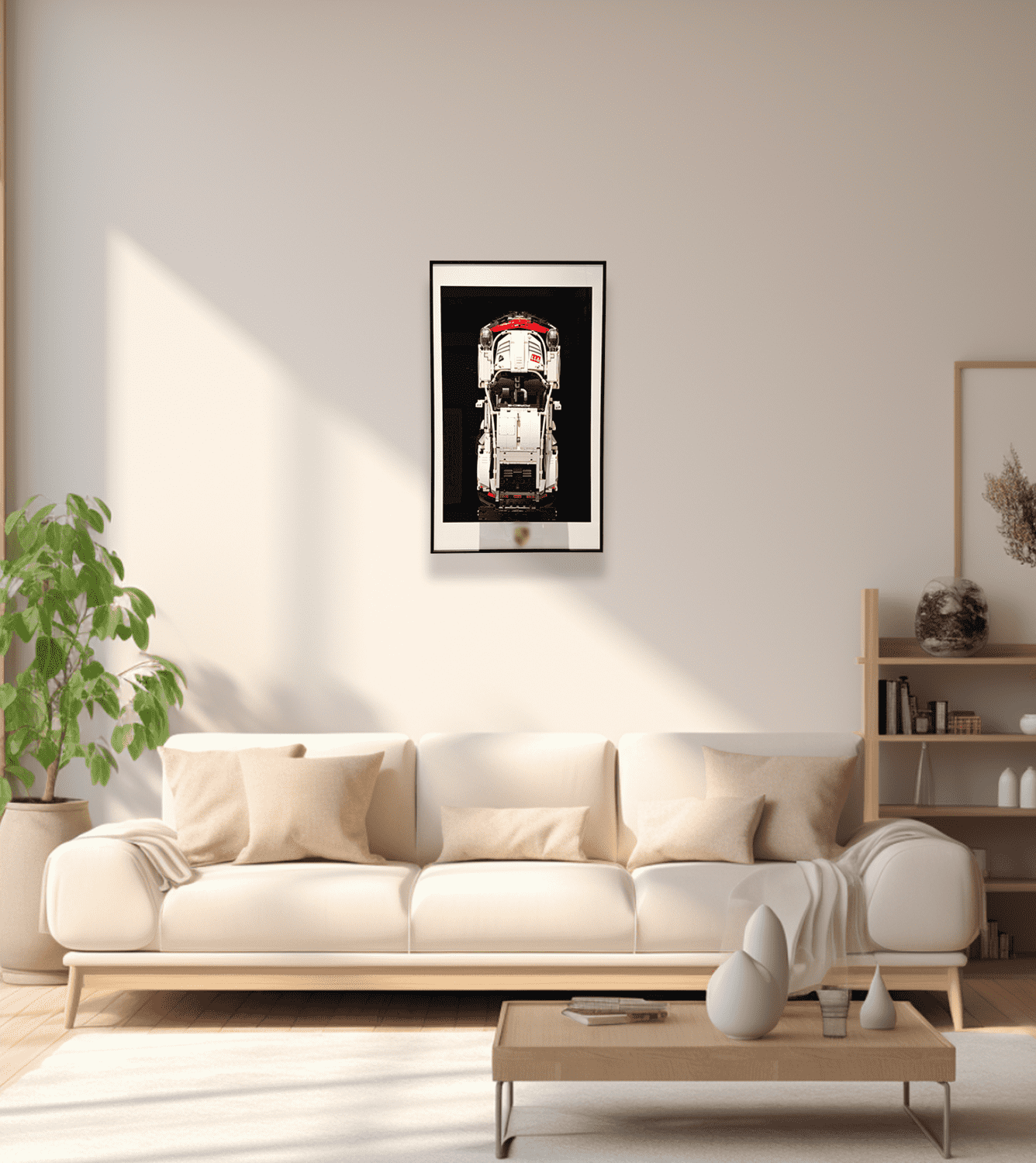 Display Wall Mount for LEGO 42096 Technic™ Porsche 911 RSR - ICUANUTY