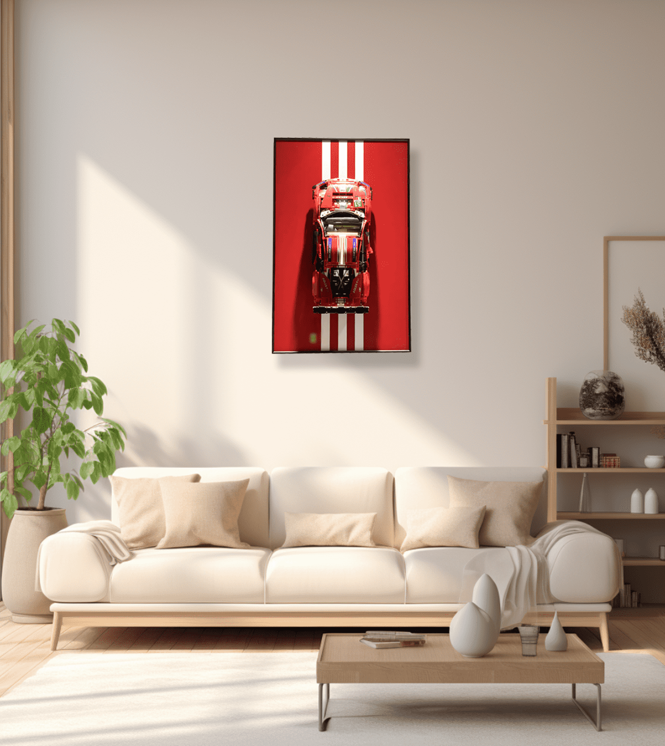 Display Wallboard for Lego Ferrari 488 GTE 42125