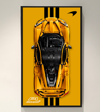 Display Wallboard for LEGO Technic Super Cars