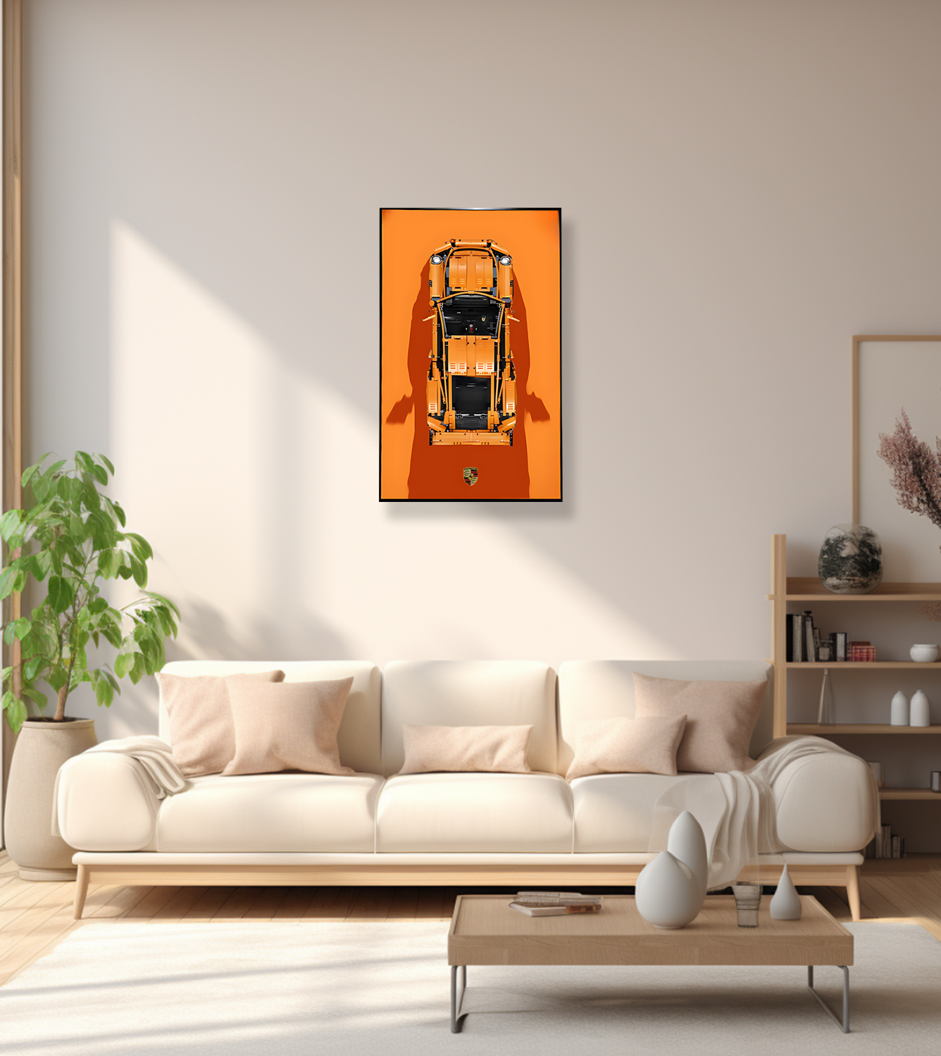 Display Wall Mount for Lego Porsche 911 RSR +911 GT3 RS