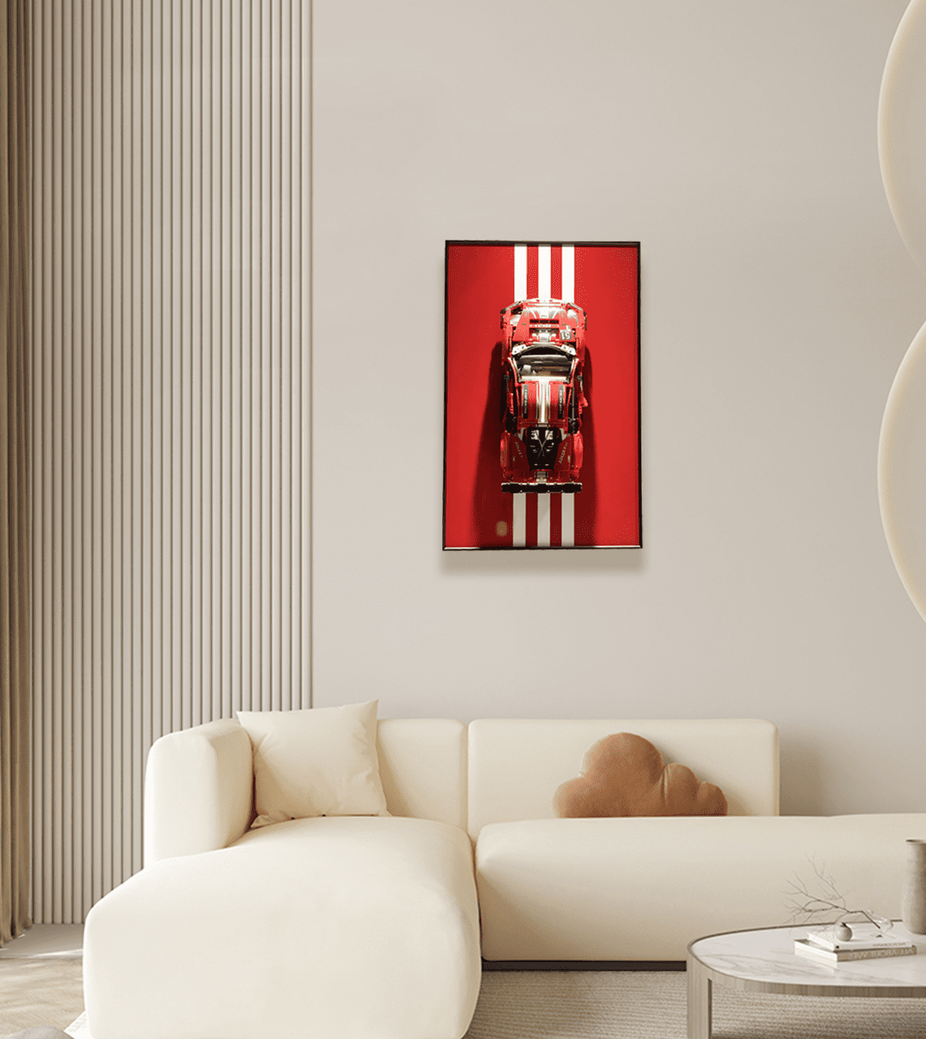 Display Wallboard for Lego Ferrari 488 GTE 42125