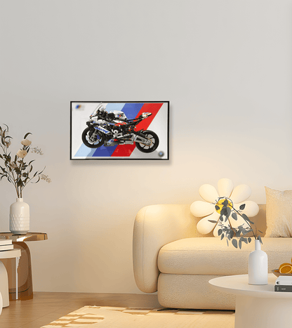 Display Wall Mount for Lego 42130 Technic™ BMW M 1000 RR lego Motorcycle