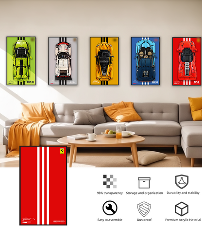 Display Wallboard for LEGO Technic Super Cars