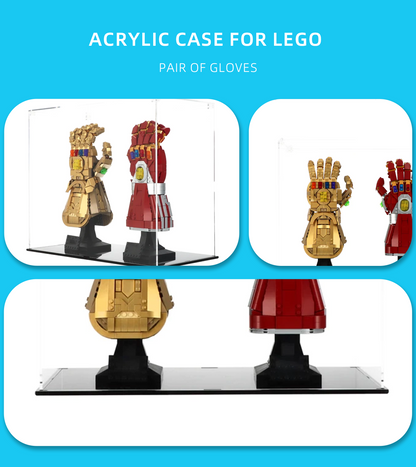 Display Case for Lego Infinity Gauntlet Glove 76191 /76223 Nano Gauntlet