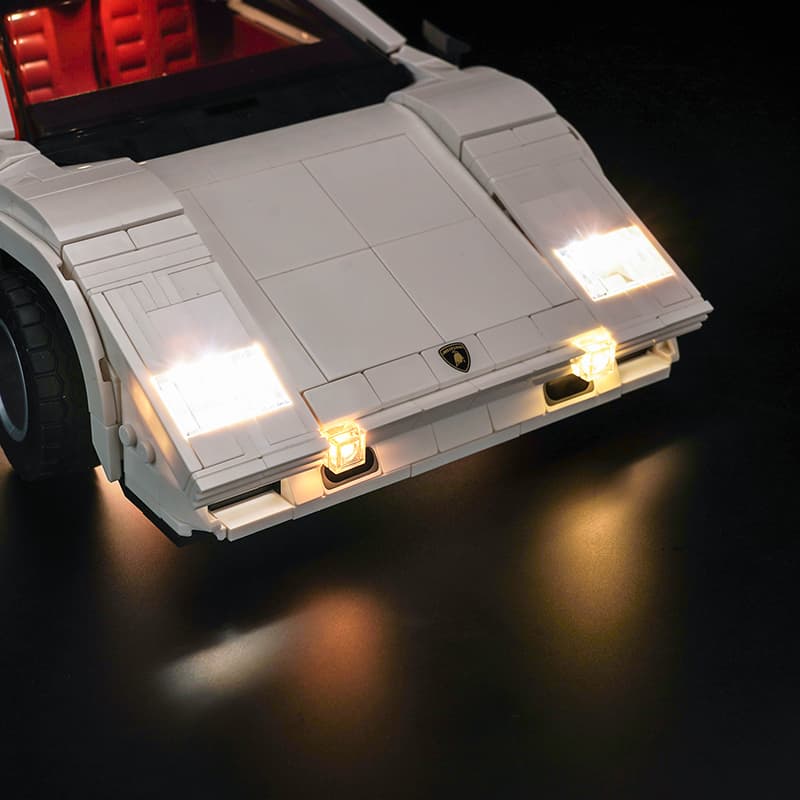 Light Kit for LEGO Lamborghini Countach 5000 Quattrovalvole 10337