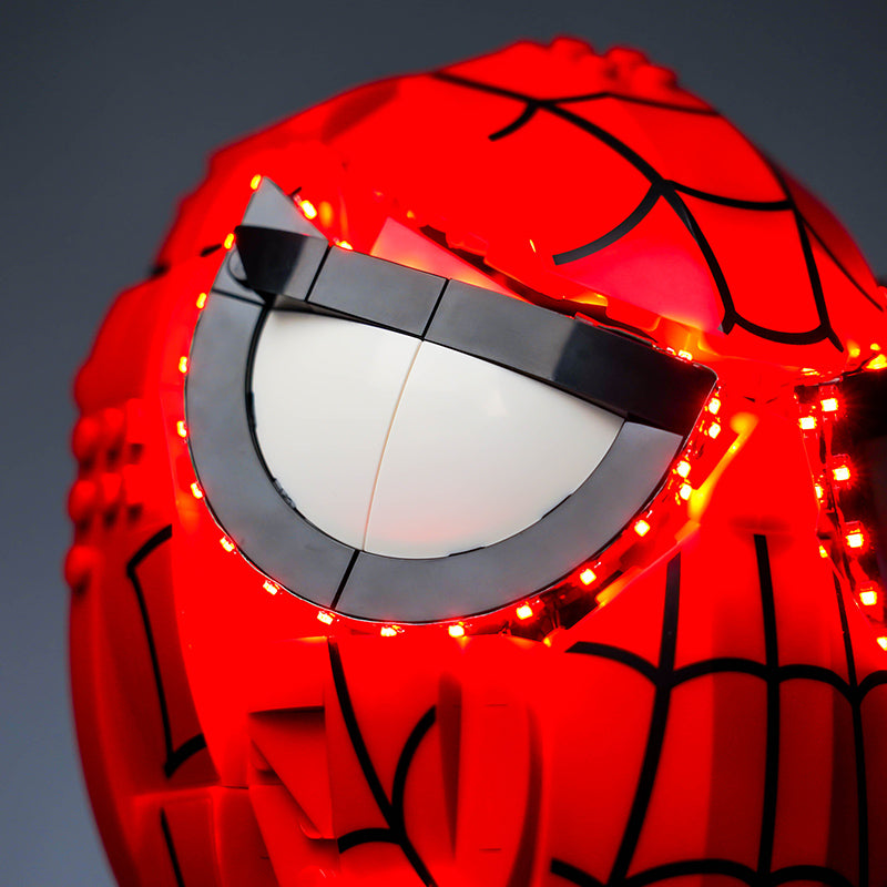 Light kit for Lego Spider-Man's Mask 76285