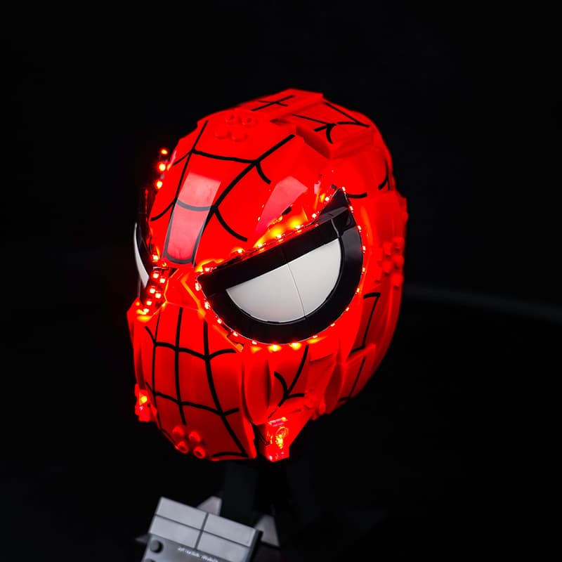 Light kit for Lego Spider-Man's Mask 76285