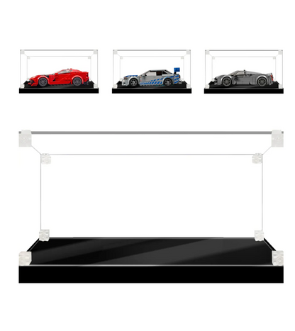 2pcs Acrylic Display Case for lego Speed Champions Super Car