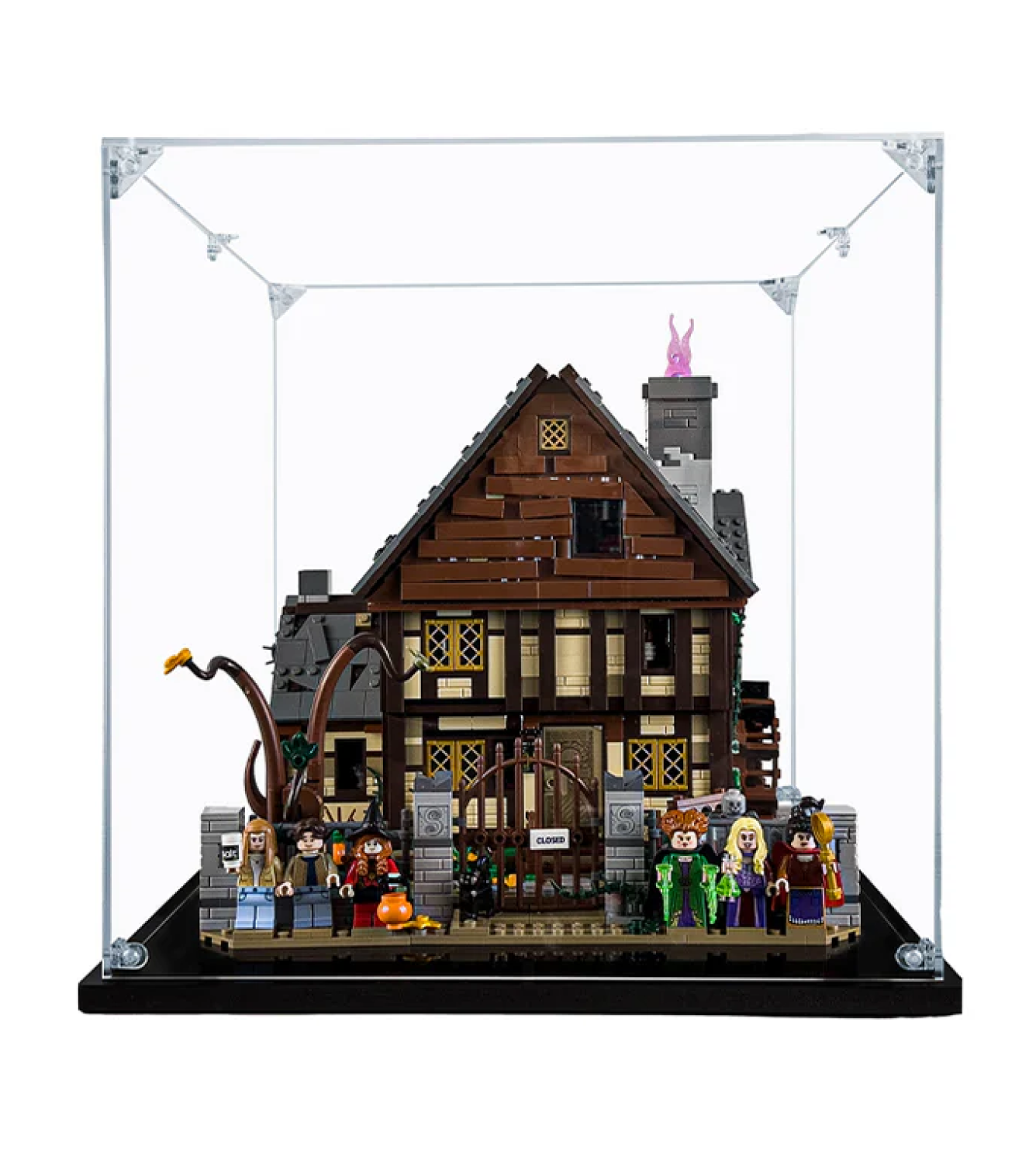 Display Case for LEGO Ideas Disney Hocus Pocus: The Sanderson Sisters' Cottage