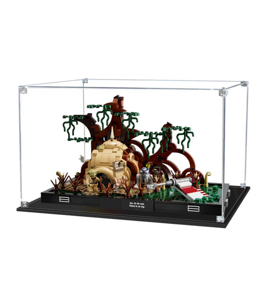 Display Case for Lego Star Wars Dagobah Jedi Training Diorama 75330