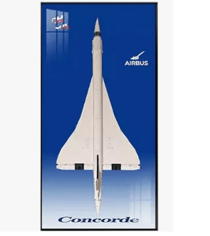 Display Wallboard for LEGO Concorde 10318 - ICUANUTY