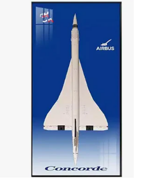 Display Wallboard for LEGO Concorde 10318