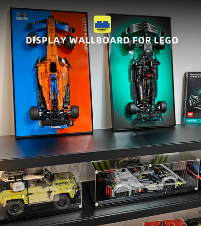 Display Wallboard for Lego Mercedes-AMG 42171+McLaren 42141