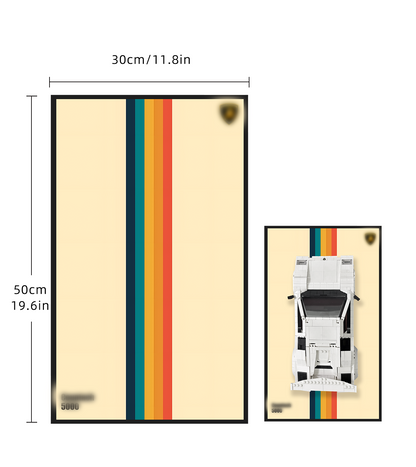 Display Wall Frame for Lego Creator Lamborghini Countach Quattrovalvole 5000 10337(50cm x 30cm)