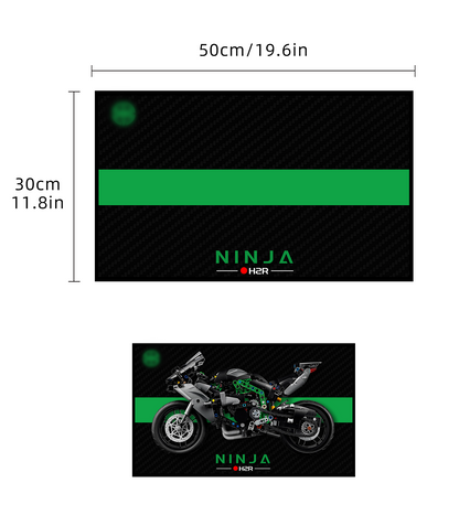 Display Wall Frame for LEGO Technic Kawasaki Ninja H2R 42170(50cm x 30cm)