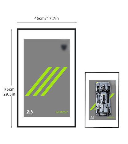 Display Wallboard for Lego 42156 Technic™ PEUGEOT 9X8 24H Le Mans Hybrid Hypercar