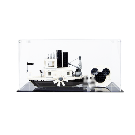 Display Case for Lego ideas Steamboat Willie 21317