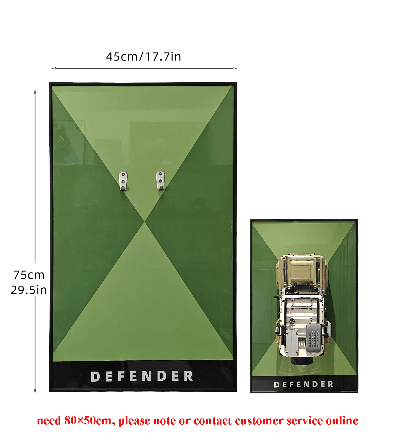 Display Wall Board for Lego 42110 Technic™ Land Rover Defender - ICUANUTY