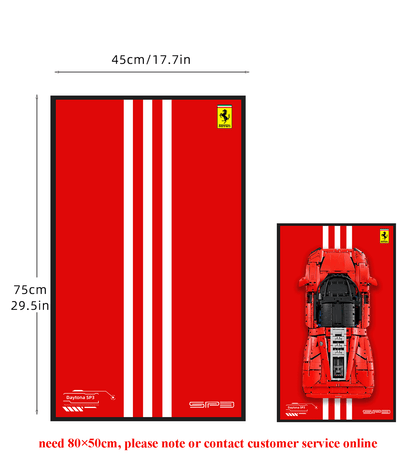 Display Wallboard for Lego 42143 Technic™ Ferrari Daytona SP3 - ICUANUTY