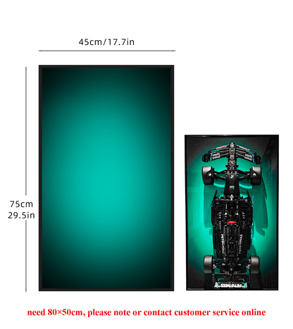 Display Wallboard for Lego Mercedes-AMG 42171+McLaren 42141 - ICUANUTY