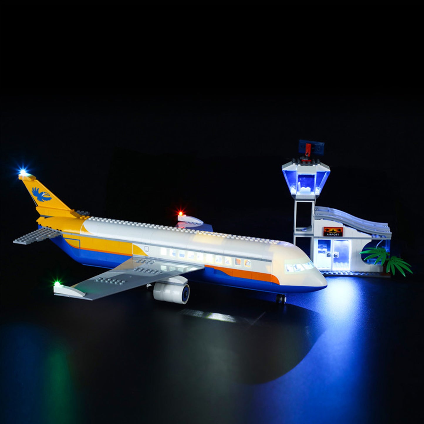 Light kit for Lego City 60262 Passenger Airplane