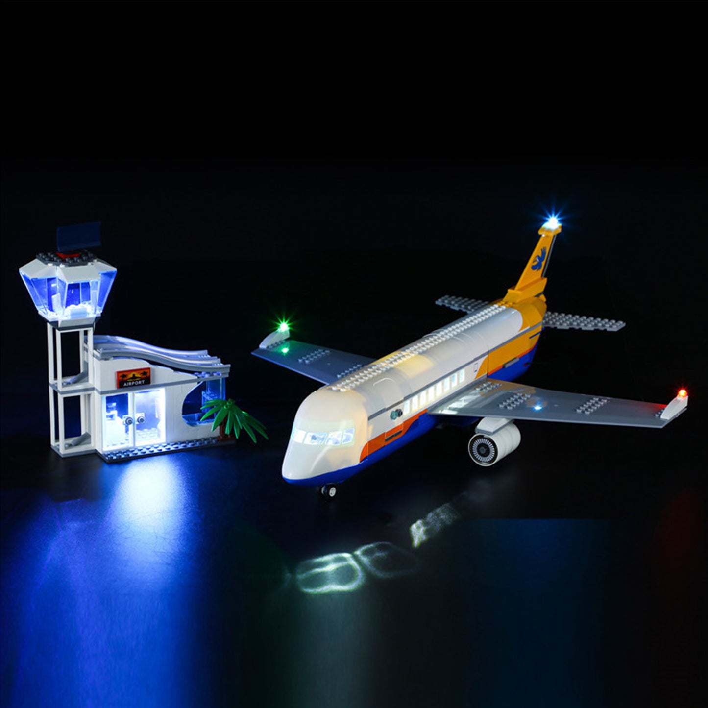 Light kit for Lego City Passenger Airplane 60262 - ICUANUTY