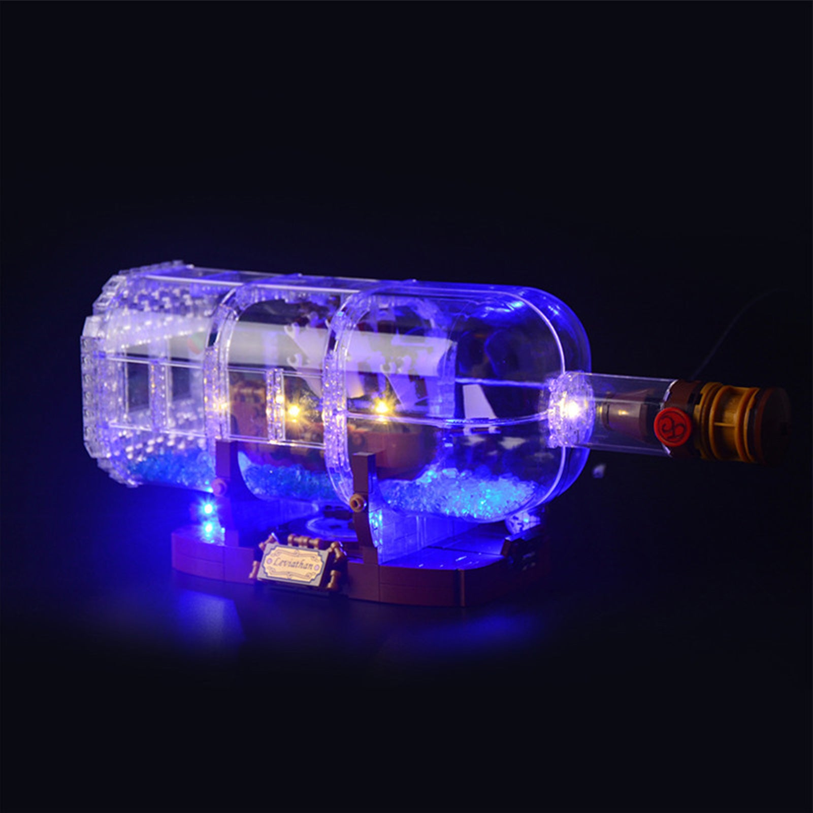 Light Kit for Lego Ideas Ship in a Bottle 21313 ,92177 -ICUANUTY