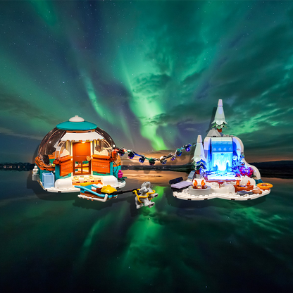 LED lighting for Igloo Holiday Adventure lego 41760 Light up the beauty of the aurora with your friends