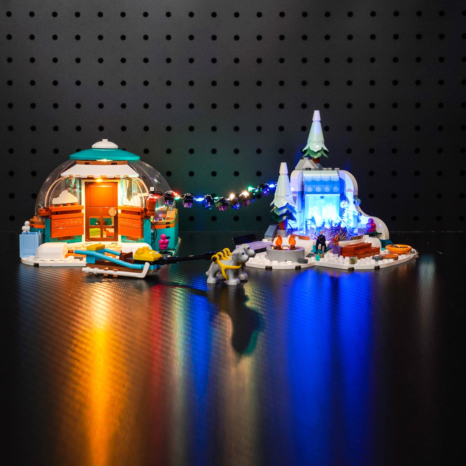 LED lighting for Igloo Holiday Adventure lego 41760 Light up the beauty of the aurora with your friends