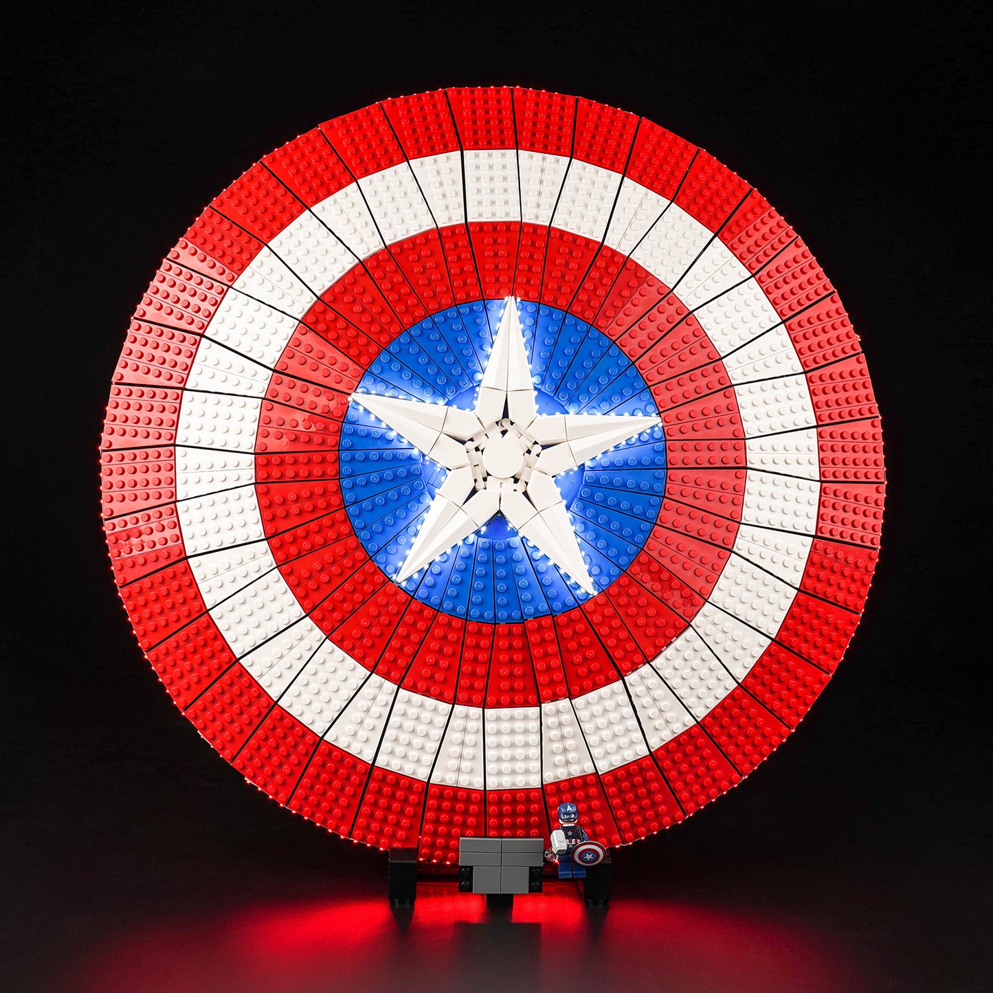 LED light kits for LEGO Home Marvel #76262 Captain America's Shield