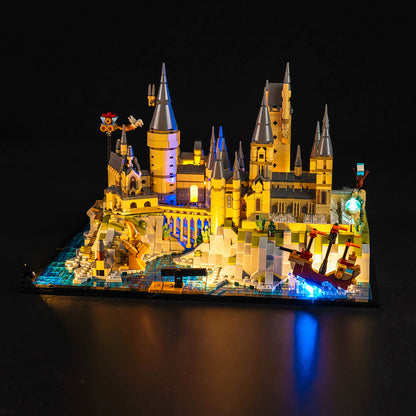 icuanuty LED lights kit lego 76419 Hogwarts? Castle and Grounds the Harry Potter series Lego Builder lego lighting&lego light kits